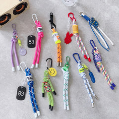Charm Strap Colorful Keychain Accessory