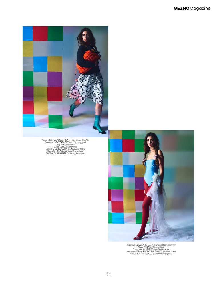 GEZNO Magazine editorial featuring the FAV. Cloud Puff